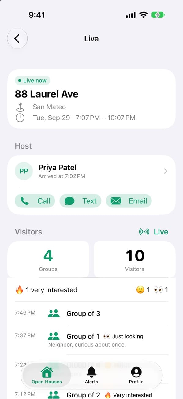 Follow it live